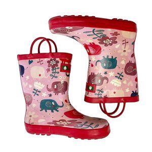 Oakiwear Elephant Print Rain Boots